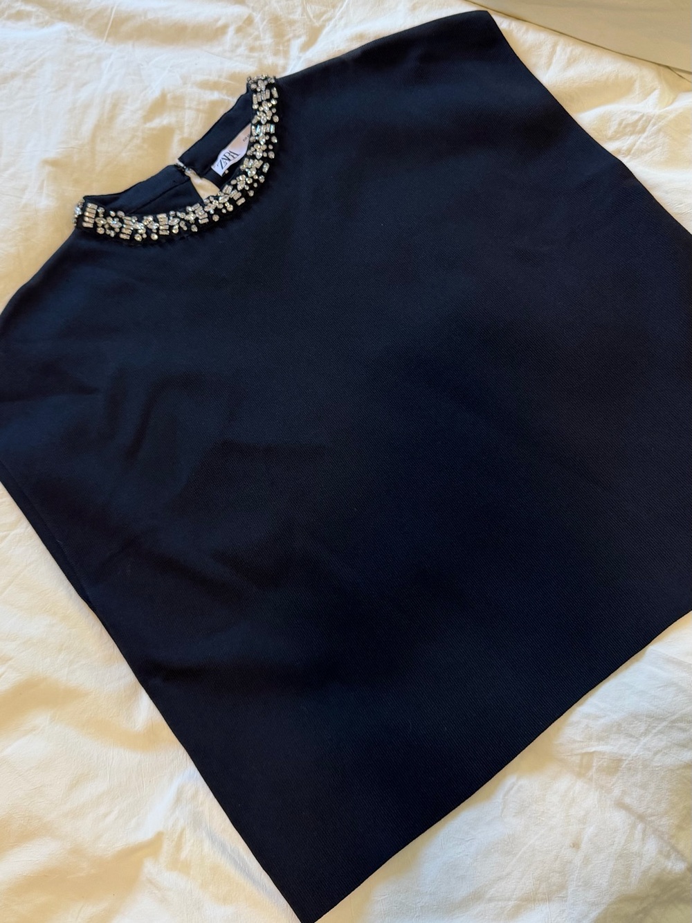 Zara Beaded Crewneck